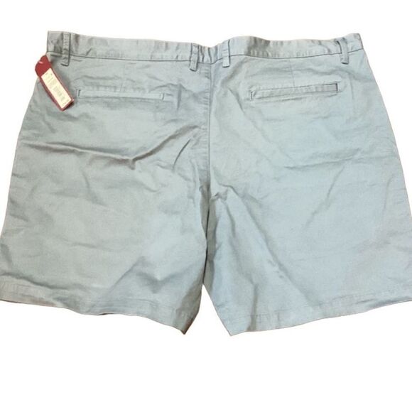 NWT Merona Flat Front Light Gray Shorts Size 42 - Picture 3 of 12